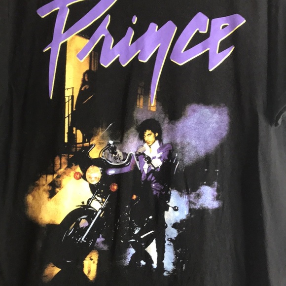PRINCE Purple Rain Motorcycle in Alley Retro Style Black large - Picture 4 of 8